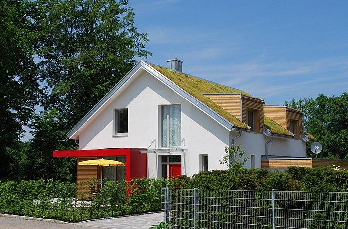 Einfamilienhaus mit Steildach